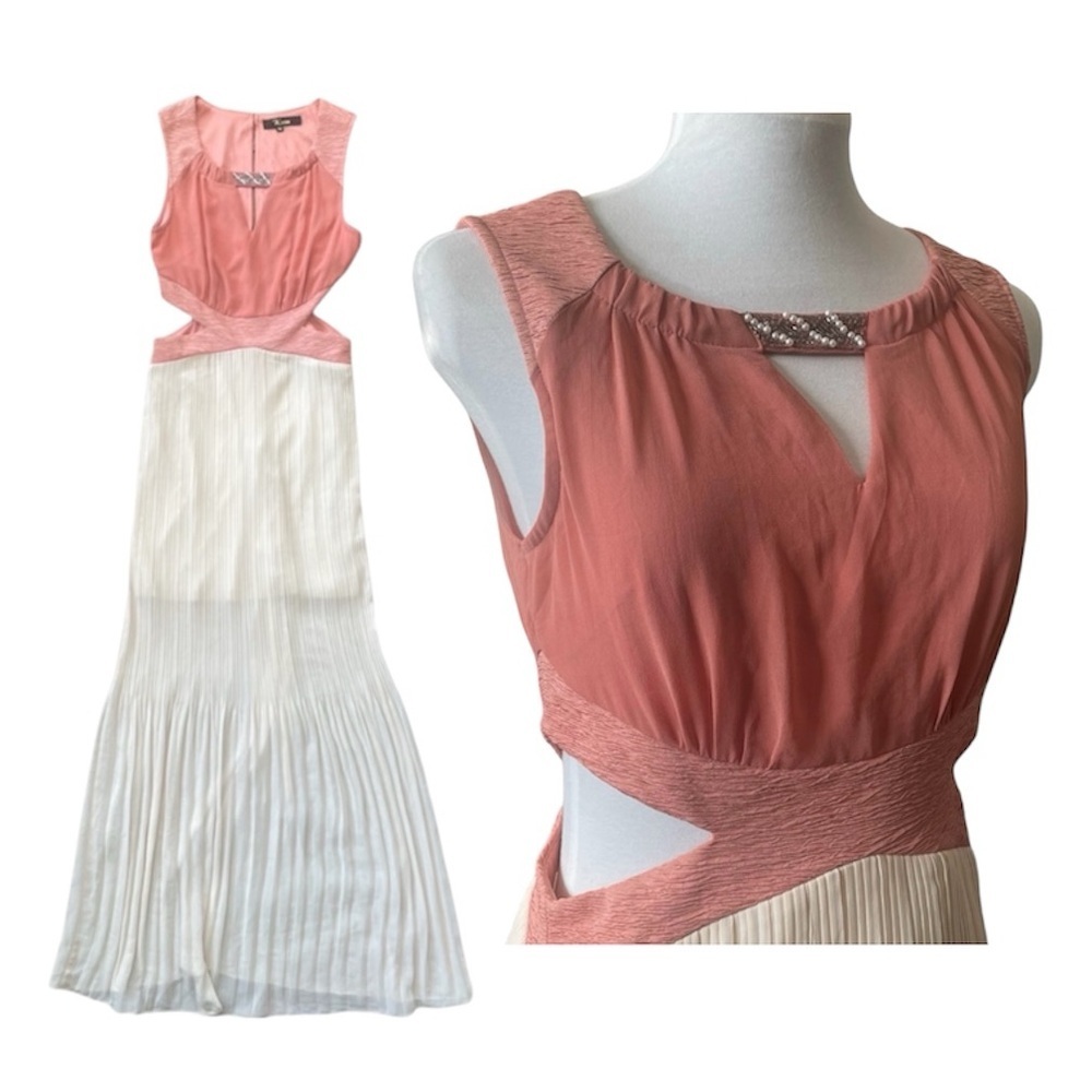 Katia Dress with pleats and cutouts Medium